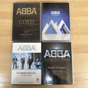 Lot Of 4 ABBA DVD Gold / Super Troupers / In Concert / The Winner Takes All